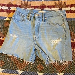 Madewell high waisted shorts